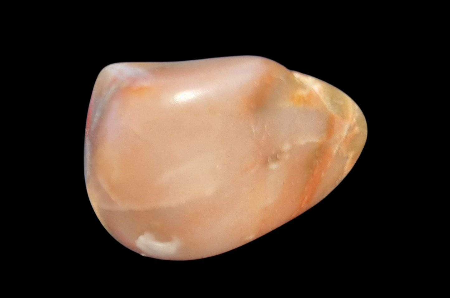 Tumbled Carnelian Gemstone – Warm Peach & Orange | Polished Healing Crystal | Creativity & Vitality Stone