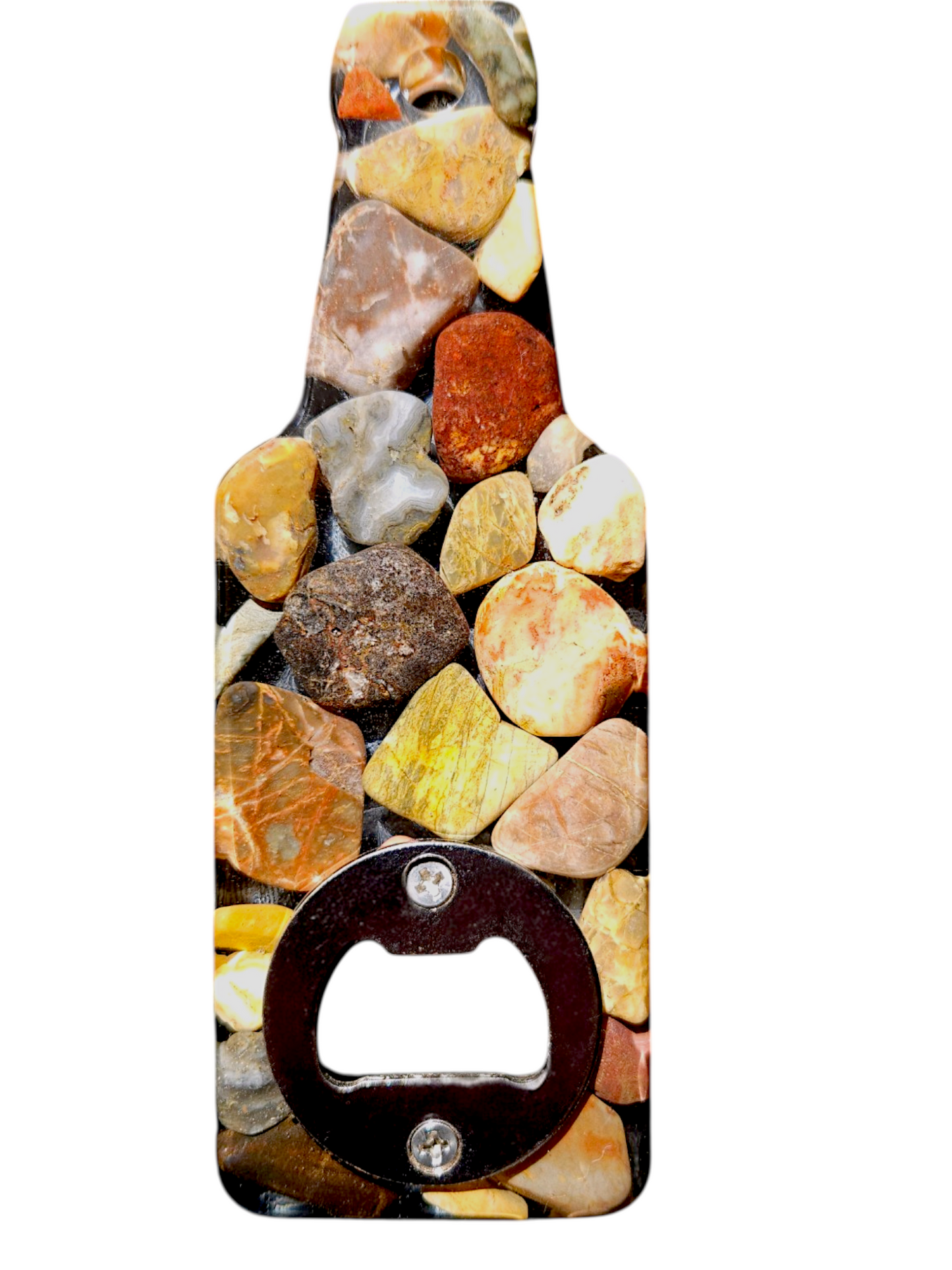 Handmade Stone & Resin Bottle Opener – One-of-a-Kind