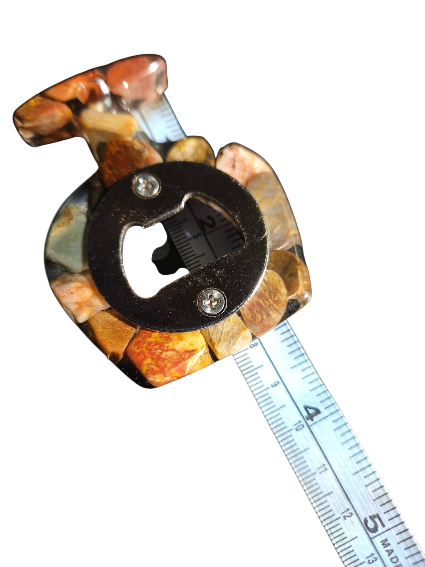 Handmade Stone & Resin Bottle Opener – One-of-a-Kind