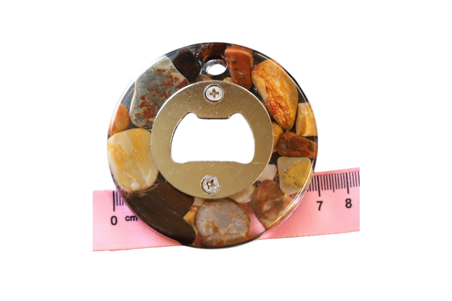 Handmade Stone & Resin Bottle Opener – One-of-a-Kind