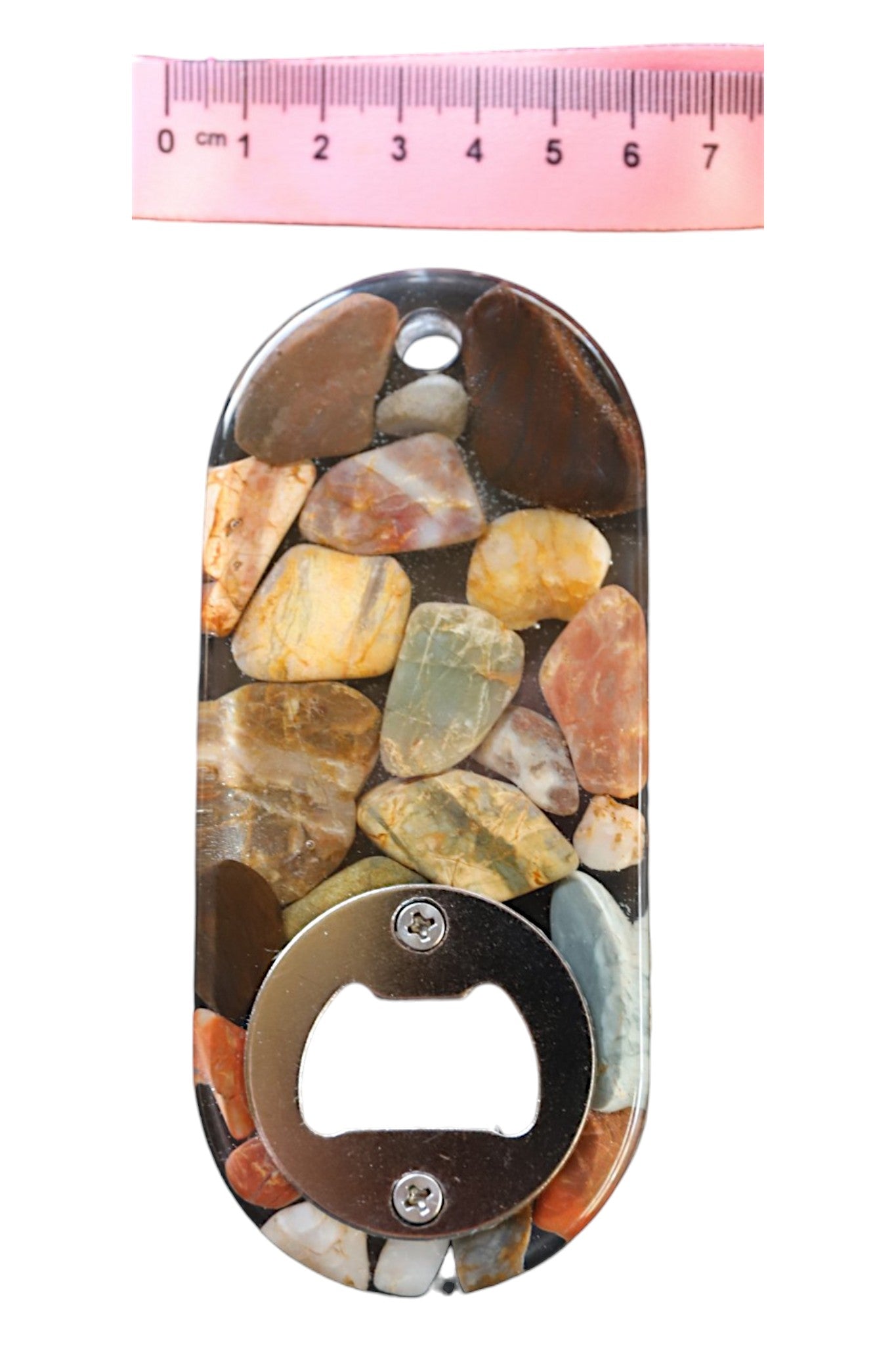 Handmade Stone & Resin Bottle Opener – One-of-a-Kind
