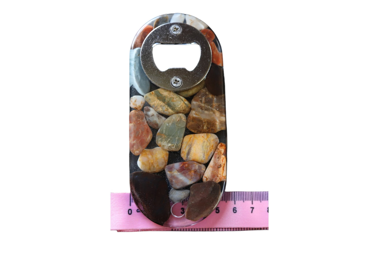 Handmade Stone & Resin Bottle Opener – One-of-a-Kind