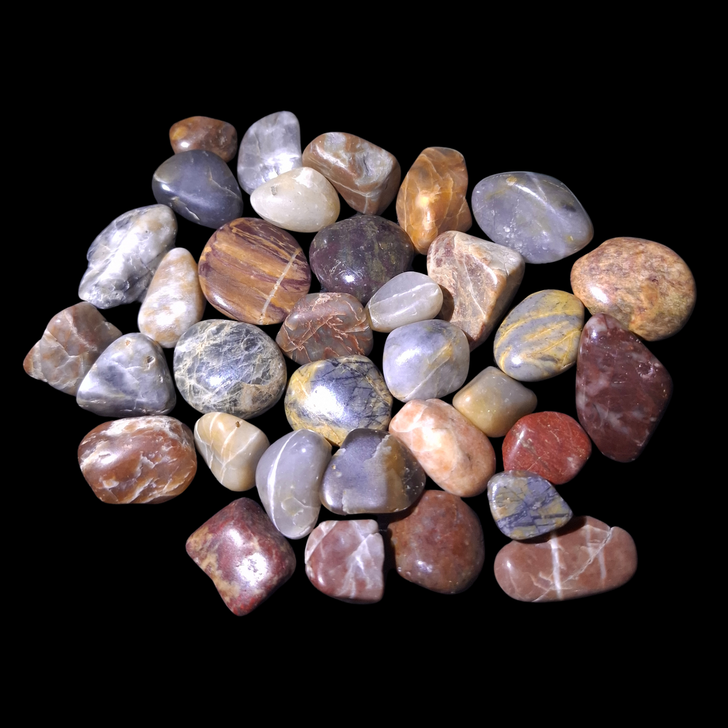 Mystery Stash – Hand-Polished Stones, Gems & Petrified Wood