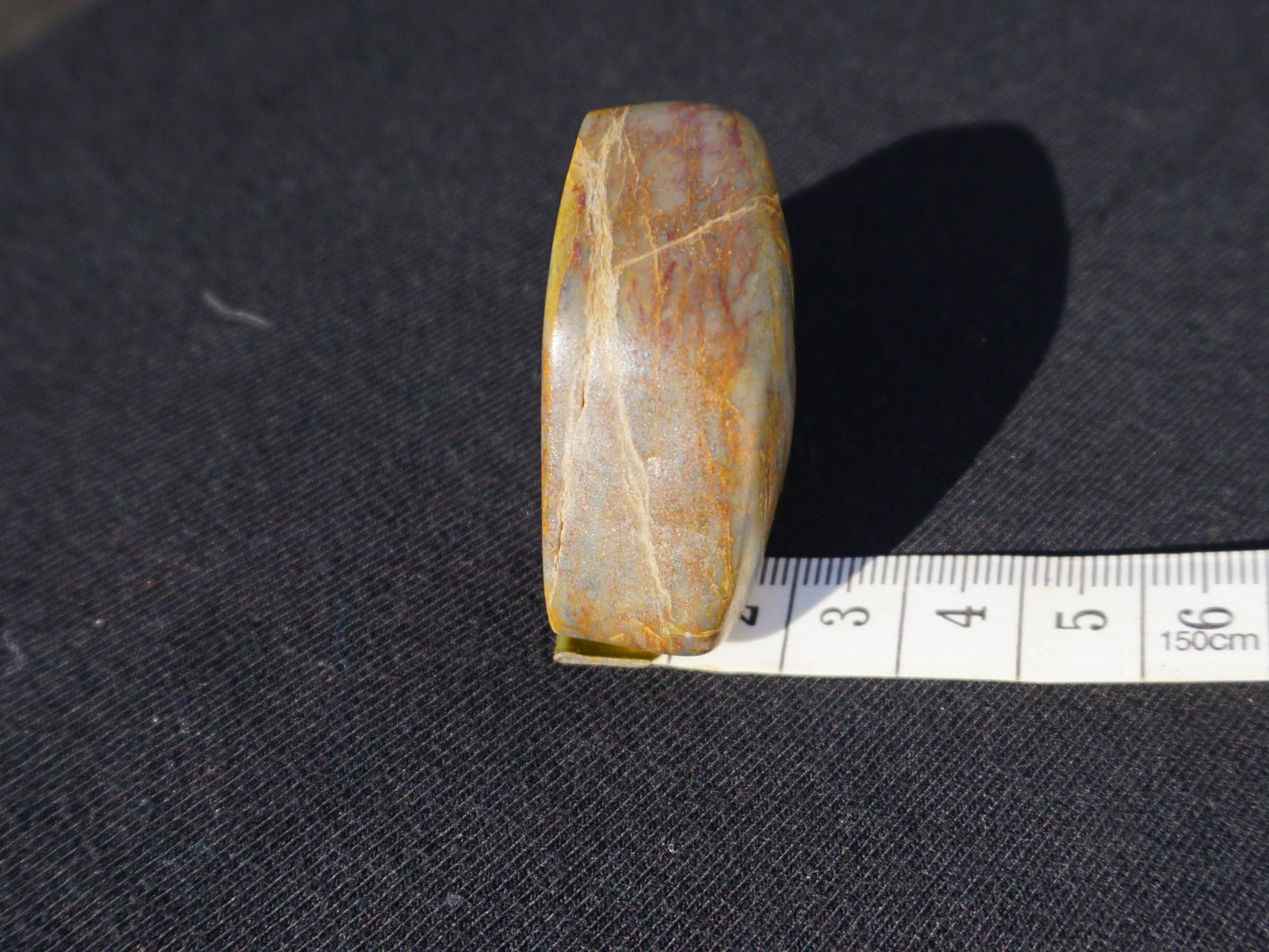 Hand-Cut & Polished Bucca Jasper Stone – 5.8cm