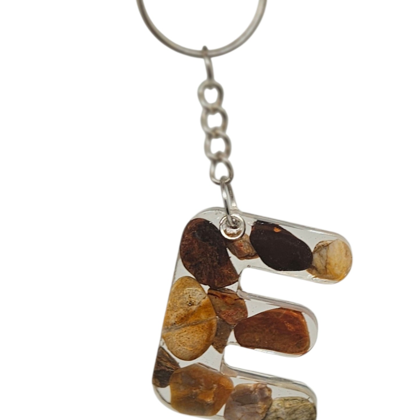 Personalised Initial Resin Keyring