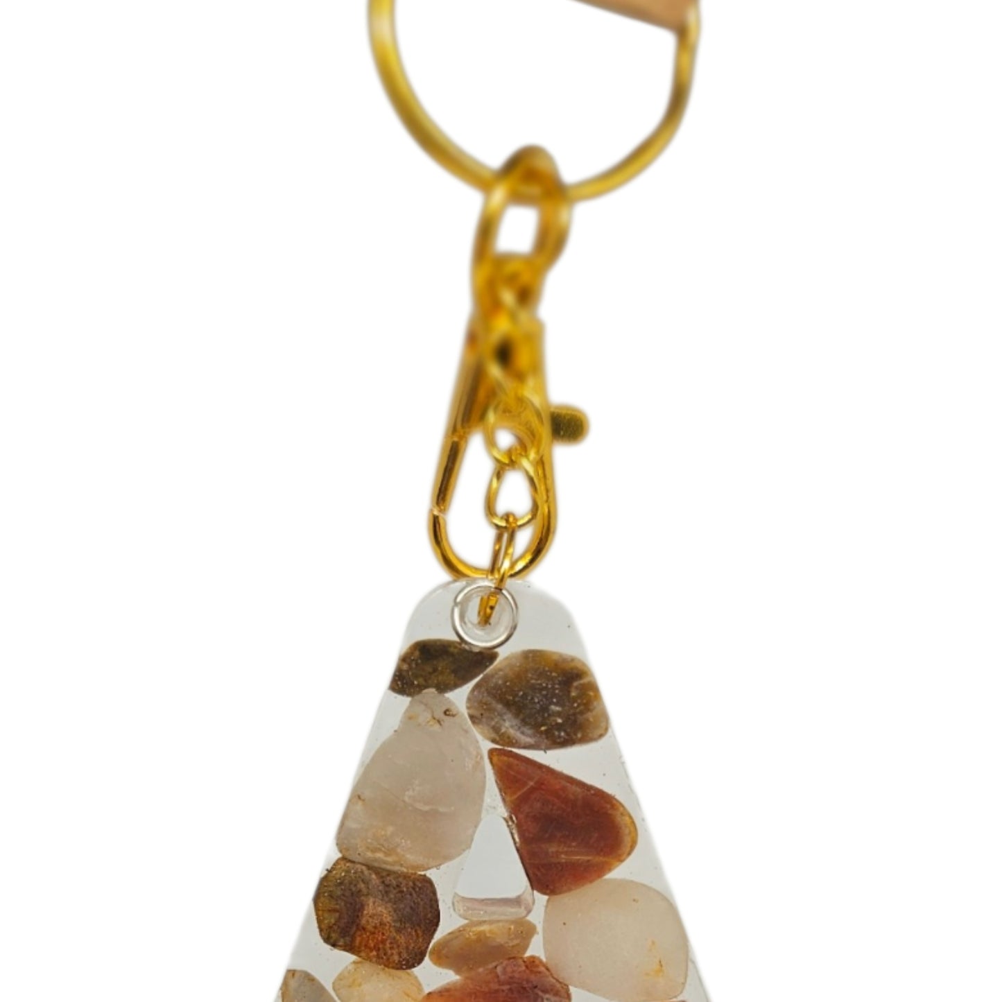 Personalised Initial Resin Keyring
