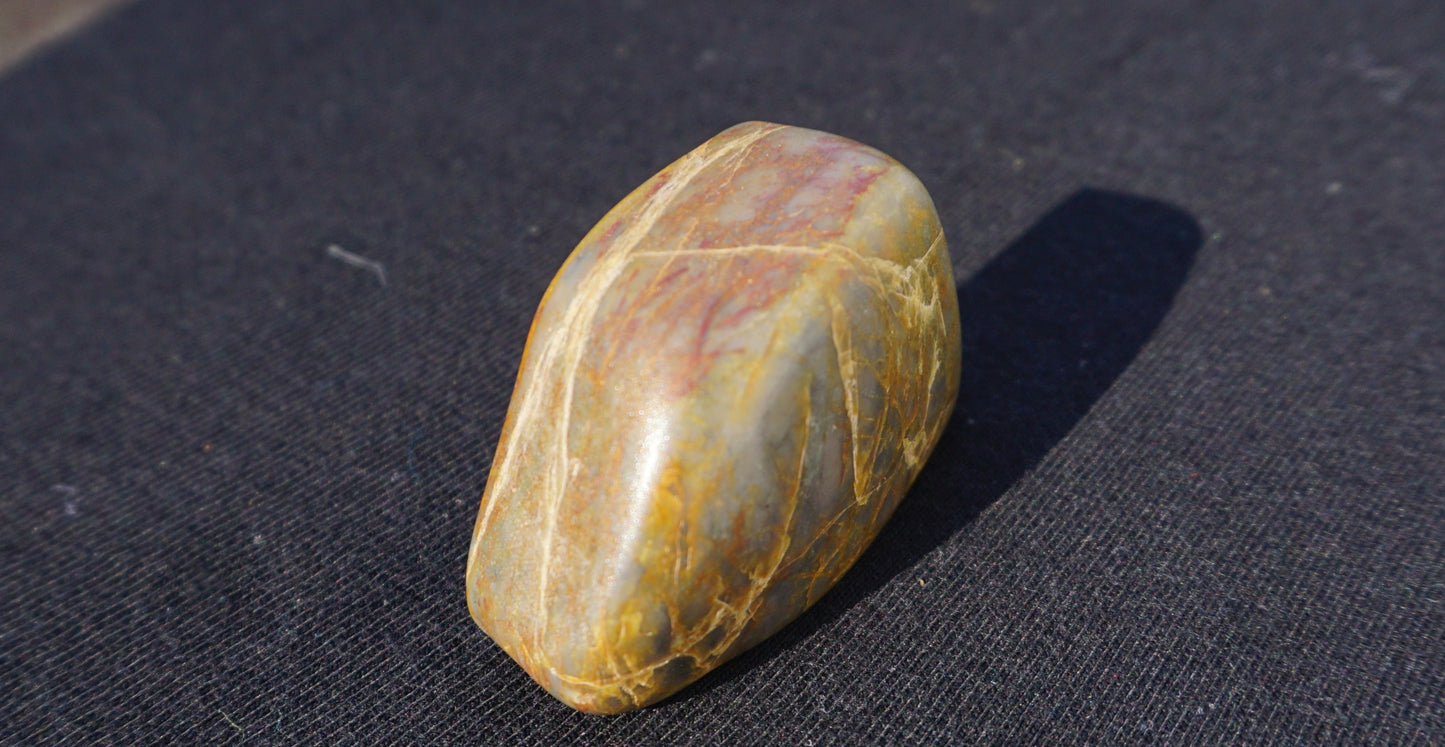 Hand-Cut & Polished Bucca Jasper Freeform – One-of-a-Kind Australian Stone